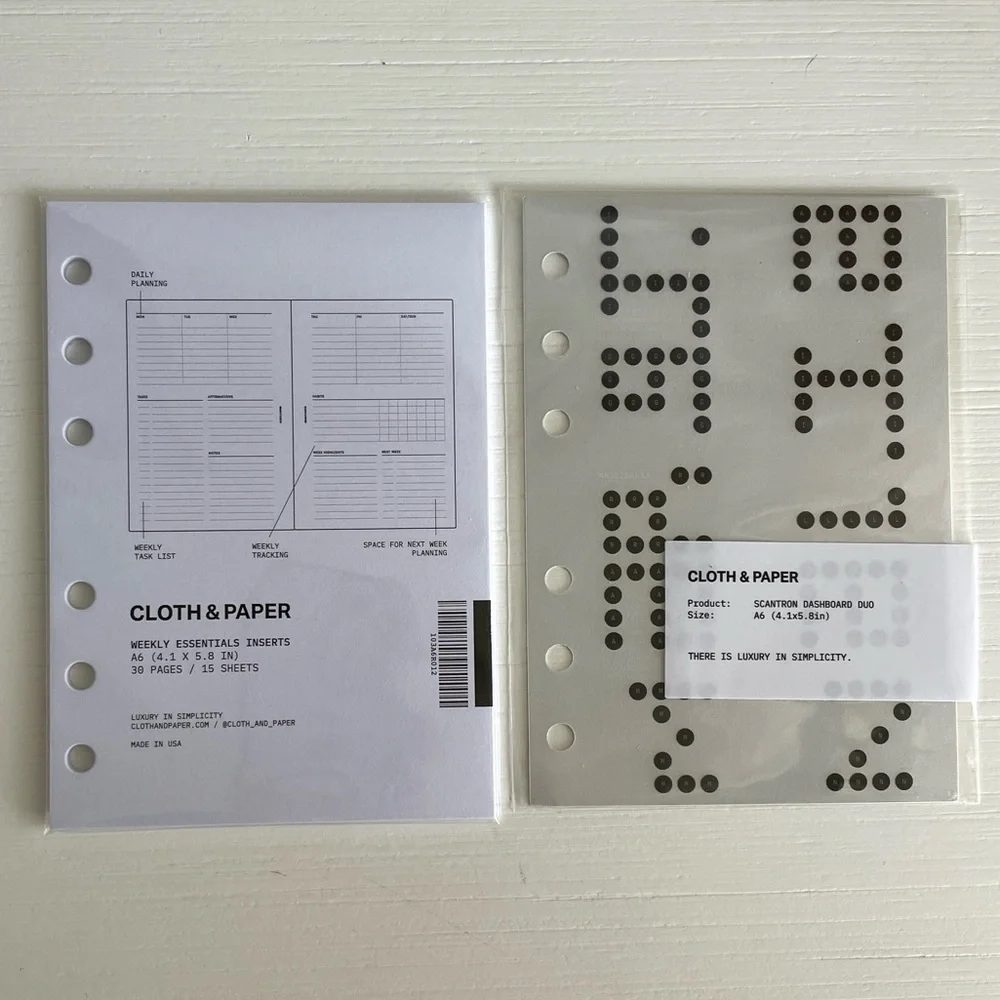 Cloth & Paper September Intention Box A6 Bundle